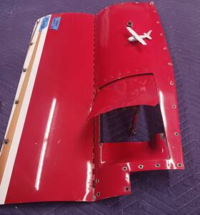 0851164-201 Cessna Twin Engine Cowl Panel Assy Rh Outbd Fwd With Door And Rod 0851164-201 Cessna Twin Engine Cowl Panel Assy Rh Outbd Fwd With Door And Rod