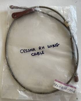 0860207-135 Cessna Aircraft Rh Wing Cable New Old Stock
