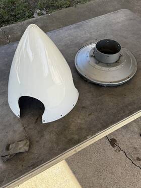 1250415k200 Cessna 210 Propeller Spinner And Bulkhead Assembly