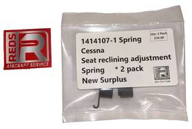 1414107-1 Cessna New 2 Pack Seat Spring
