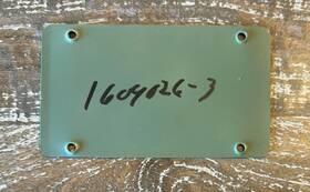 1609026-3 Cessna 160926-3 Nos Inspection Plate Aircraft Panel Aluminum Oem