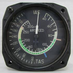 C661041-0103 Cessna 27-001-3c9 True Airspeed Indicator Faa Tso C2b Mfg P/n Vtg