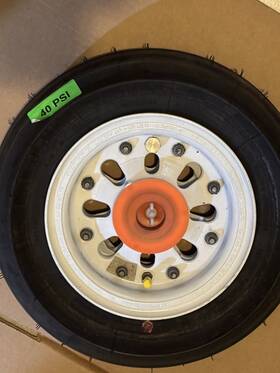 9914473-3 Cessna 3-1538-1 P/n Citation Nose Wheel With New Tire - Assy O/h 8130
