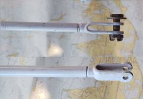 0832141-11 Cessna 310 T310 Q R L 310q Rudder Trim Push Pull Rod 17 Inch