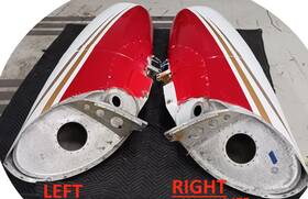 5092301-17 Cessna 5092300-17 Pair 2 Wing Tip Fuel Tank Left And Right 310 401 414