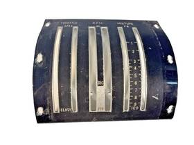 51115721-10 Cessna 5111572-10 421a Aircraft Throttle Quadrant Cover Assembly