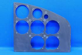 5114154-12 Cessna Used 414 Aircraft Right Instrument Panel P/n 20258