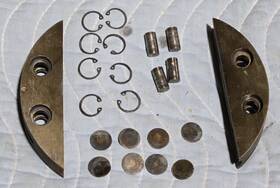 0823-502 Cessna 530864 Continental O-300 / O-300-d Counterweight P/n Complete Set