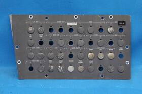 5818121-19 Cessna Used 402b Aircraft Breaker Panel P/n 26595