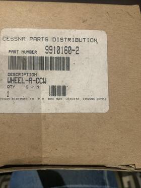 9910160-2 Cessna Aircraft Air Conditioner Blower Wheel 310 340
