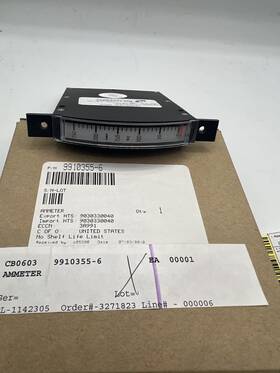 9910355-6 Cessna Ammeter With Faa 8130