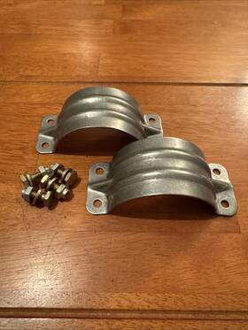 A01750161-22 Cessna Exhaust Riser Clamp A0750161-22 Without Pin Set Of 2 With Hardware