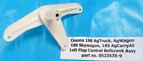 0523535-9agw Cessna Ag Aircraft 188 Agtruck Agwagon Left Flap Bellcrank Assy Pn