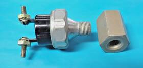 1213158-2 Cessna Aircraft Piper Beech Hobbs Meter Oil Pressure Switch With Adapter
