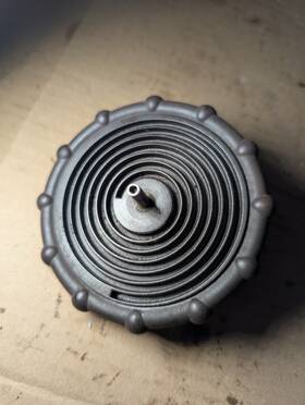 0510127 Cessna Aircraft Parts 172 Elevator Tab Control Wheel Assembly