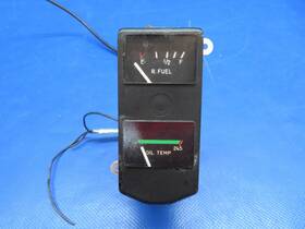 C669505-0101 Cessna 177 Rh Fuel And Oil Temp Cluster Gauge With Probe P/n 0824-1756