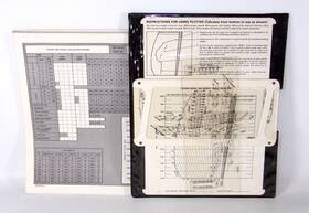 D3038-13 Cessna Caravan 208 Weight And Balance Plotter With Record Sheets