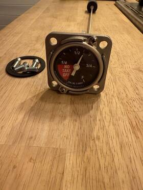 Ms-501 Cessna 170b Fuel Gauge New