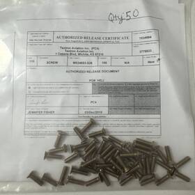 Ms24693-s28 Cessna Screw New Pack Of 50