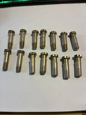 Nas1306-14 Cessna Drilled Shear Hex Bolt Lot Of 14 New Old Stock From