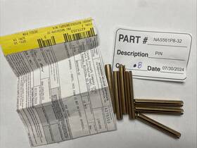 Nas561p8-32 Cessna Aircraft Pin Pack Of 8 Comes With Faa 8130-3