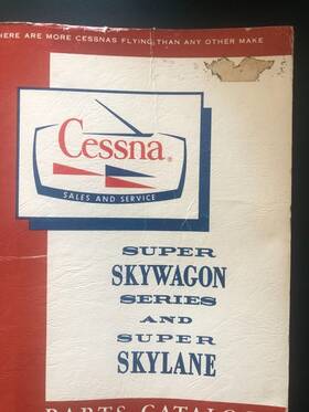 P340-12 Cessna Super Skylane And Skywagon Parts Manual Issued August 1966