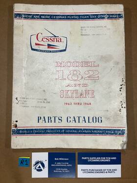 P372-12 Cessna Parts Catalog Model 182 And Skylane 1962 - 1968 November 1 1967
