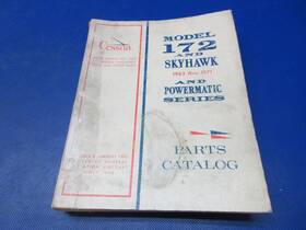 1024-1304 Cessna P445-12 172 And Skyhawk 1963 Thru 1971 Parts Catalog P/n
