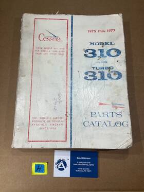 P533c3-12 Cessna P/n Parts Catalog 310 And Turbo 1975-1977 January 3 1977 Revision