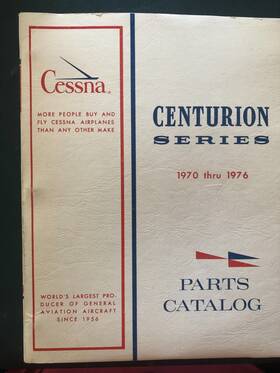 P541-12 Cessna 210 Centurion Parts Manual 1970 Thru 1976 Issued June
