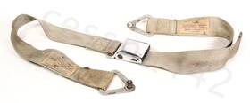 Cessna S-1746s2 Oem Aircraft Seat Belt Vintage 6000 Buckle 2 Inch Sand Tan Complete