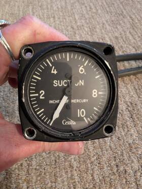 S1414n1 Cessna 150 H Aircraft Suction Gauge P/n