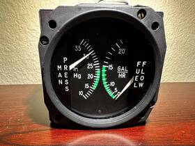 Md180-1 Cessna S3304-1 Manifold Pressure Fuel Flow Or Guaranteed 30 Days