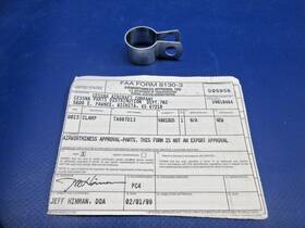 0125-796 Cessna Ta607d13 Clamp P/n Nos With 8130