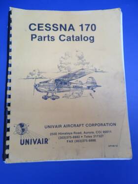 0325-172 Cessna Up106-12 170 Parts Catalog Univair P/n
