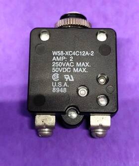 W58xc4c12a2 Cessna Aircraft Circuit Breaker P/n Njc New Surplus