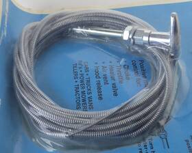 121200 Champ Service Line Universal 10ft Push Pull Control Cable Locking T-handle Positive