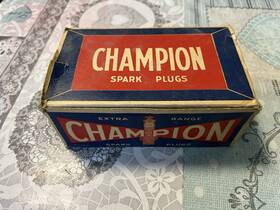 62s-63s Champion Lot Of 10 Vintage 62s 63s Ceramic Spark Plugs