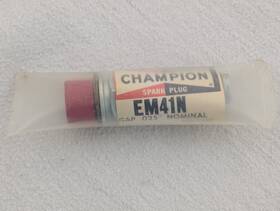 Em41n Champion Spark Plug Aviation Gap 0.025 Inch Nominal Old Stock Factory Sealed