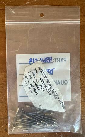 4864-c13d03b03 Cherry Part Number Ccr264ss3-3 Aircraft Anchor Nub Plate Rivet 30 Each