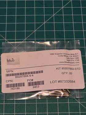 Nas9303b-4-04 Cherry Aerospace Cr3214-4-04 Lot Of 20pc Blind Rivets