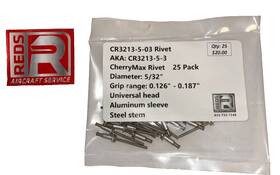 Cr3213-5-03 Cherry Max New 25 Pack Rivet