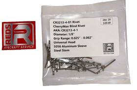 Cr3213-4-01 Cherrymax New 25 Pack Rivets
