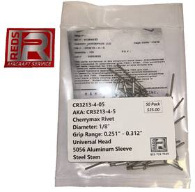 Cr3213-4-05 Cherrymax New 50 Pack Rivets