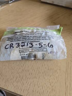 Cr3213-5-6 Cherrymax Vintage Aircraft Rivets 90 Ea