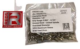 Cr3245-4-02 Cherrymax Cr3245-02 New 100 Pack Rivets