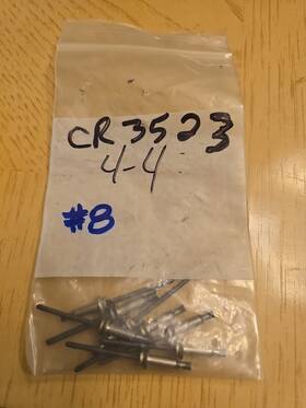 Cr3523-4-04 Cherrymax Rivets 8ea