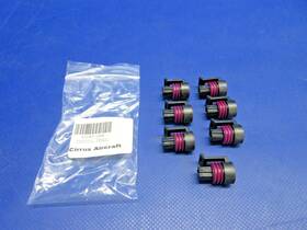 0326-1013 Cirrus 50167-004 Sr20 / Sr22 Female Connector P/n Lot Of 7 Nos