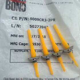 Click Bond Cb8009cr3-2pr 4 Nutplate Retained High Reuse