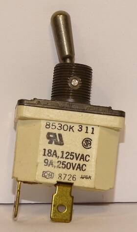 8530k-311 Cole Hersee Nos Vintage 8530k 311 125vac 250vac Aircraft Toggle Switch 2 Pole
